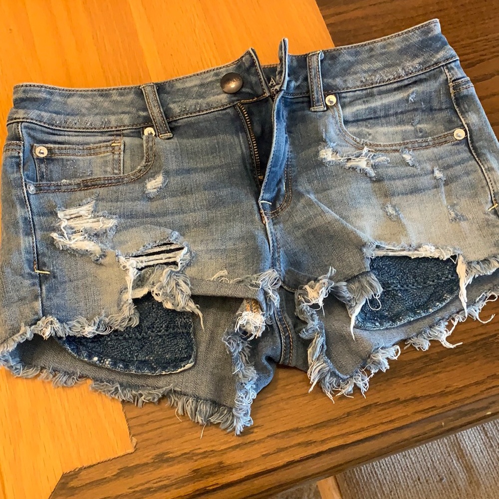 American eagle jean shorts